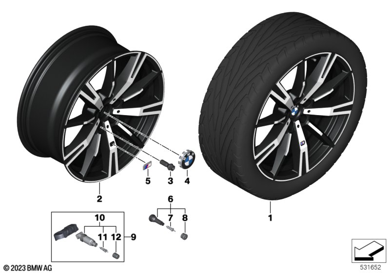 BMW LA wheel M star spoke 938M - 20