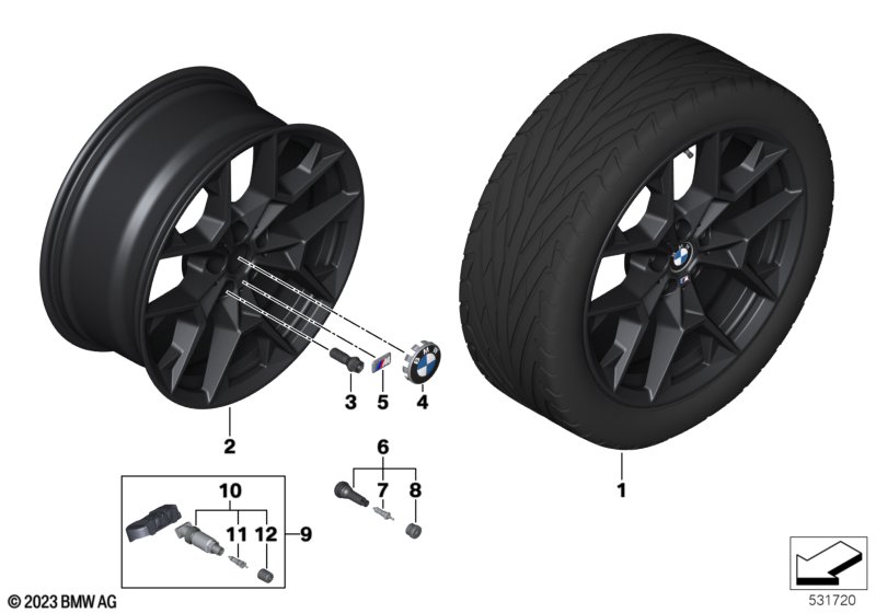 BMW LA wheel Y-spoke 942M - 19