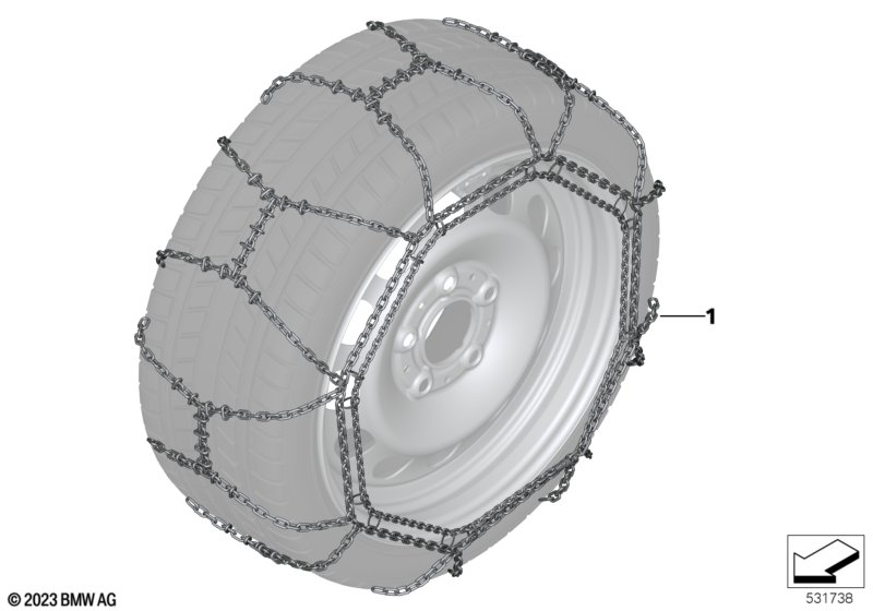 Snow chains - BMW Disc
