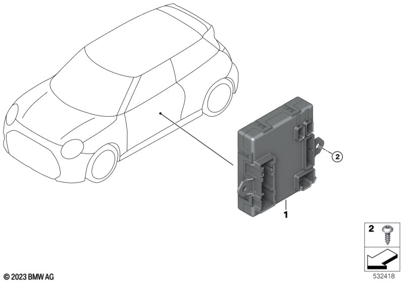 Steuergerät Tür Fahrerseite