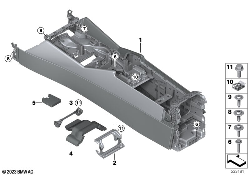 Center console