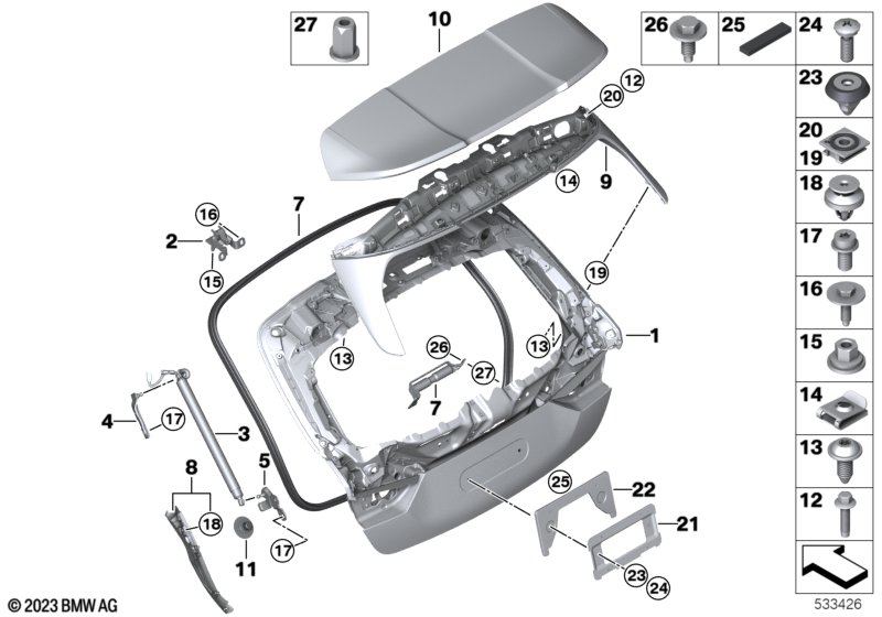 Trunk lid