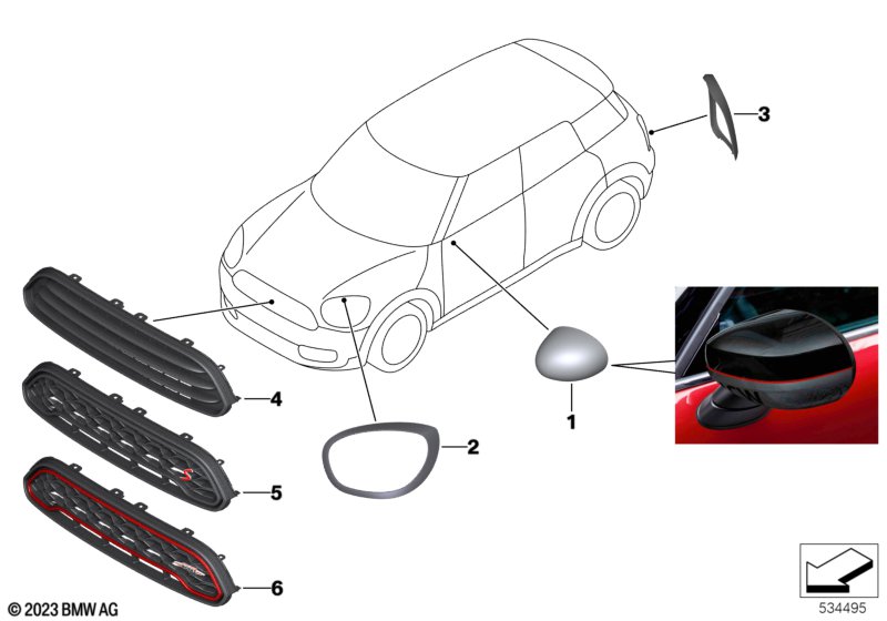 JCW accessori aerodinamica - F60 NUOVA