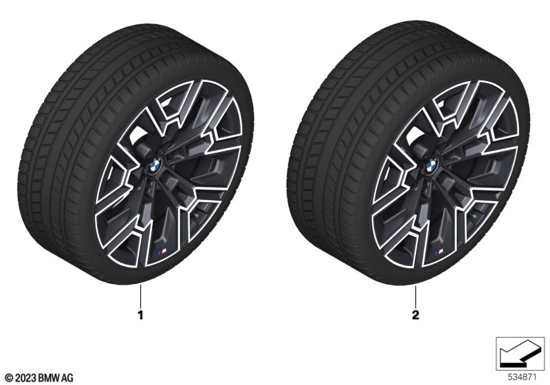 Spike/SC wint.whl.w/tire Sty. 939M-20