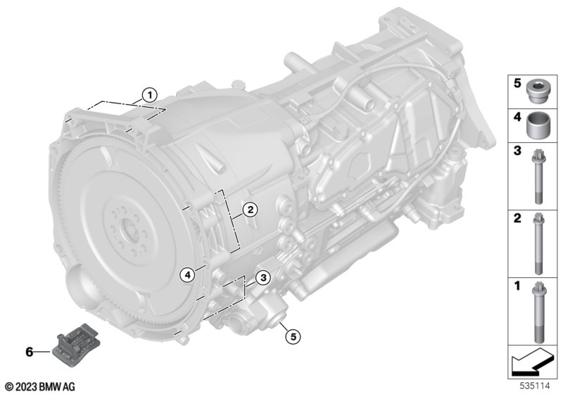 Gearbox mounting parts