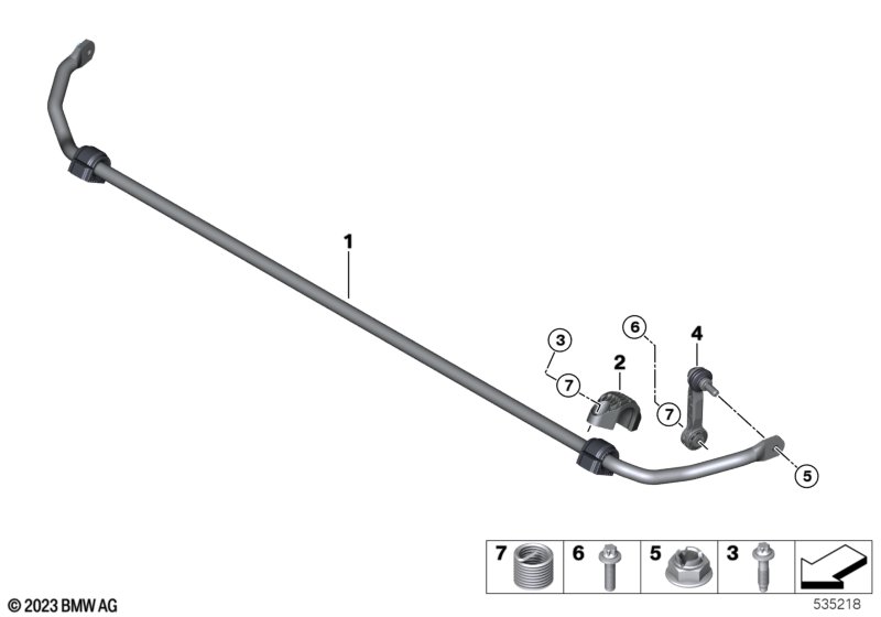 Stabilizer, rear