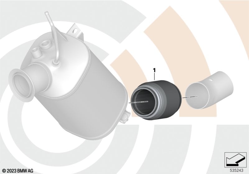 Repair kit decoupling element