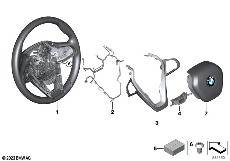 Airbag sports steering wheel