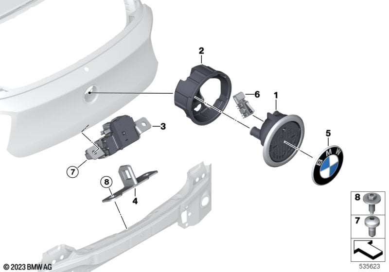 Trunk lid/closing system