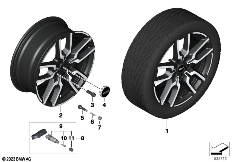 MINI LM Rad JCW Lap Spoke 960 - 18