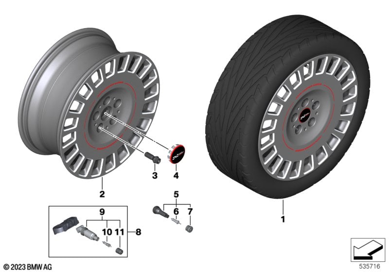 MINI LM wheel JCW Rallye Spoke 964 - 18