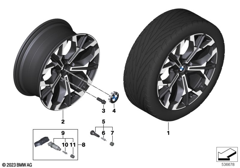 BMW LA wheel Y-spoke 1038I - 19