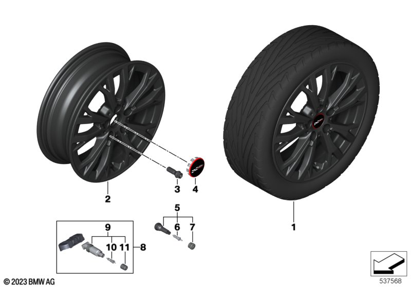 MINI LM Rad JCW STAR Spoke 962 17