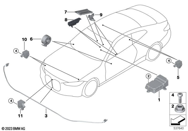Electric parts airbag