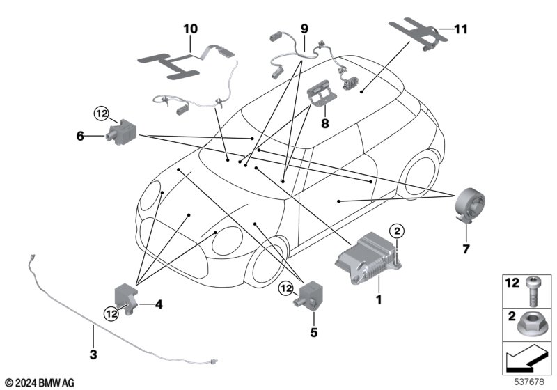 Elektrikteile Airbag