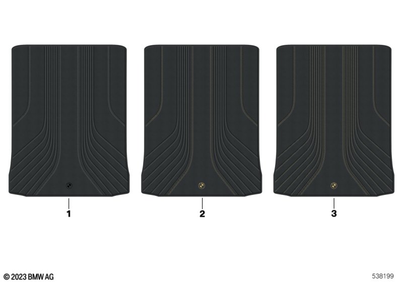 Cargo area fitted floor mat Exclusive