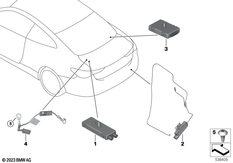 Components, antenna amplifier, diversity