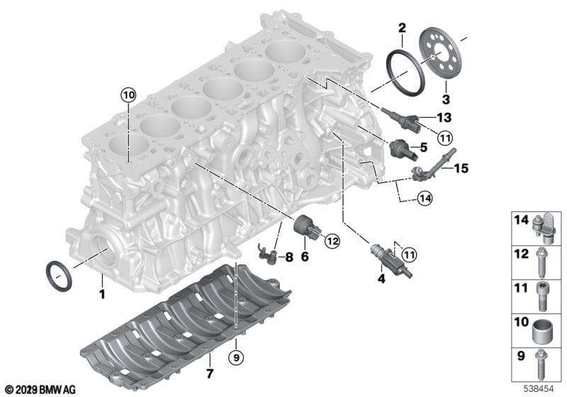 Engine Block Mounting Parts