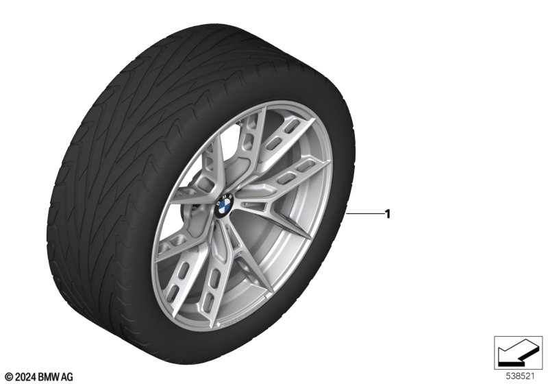 BMW LA wl M Y-spoke 1063M-20