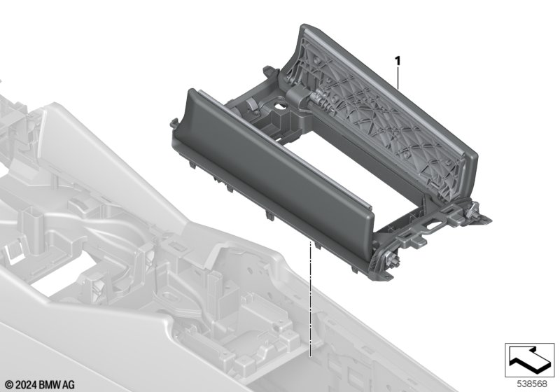 Individual armrest, center console