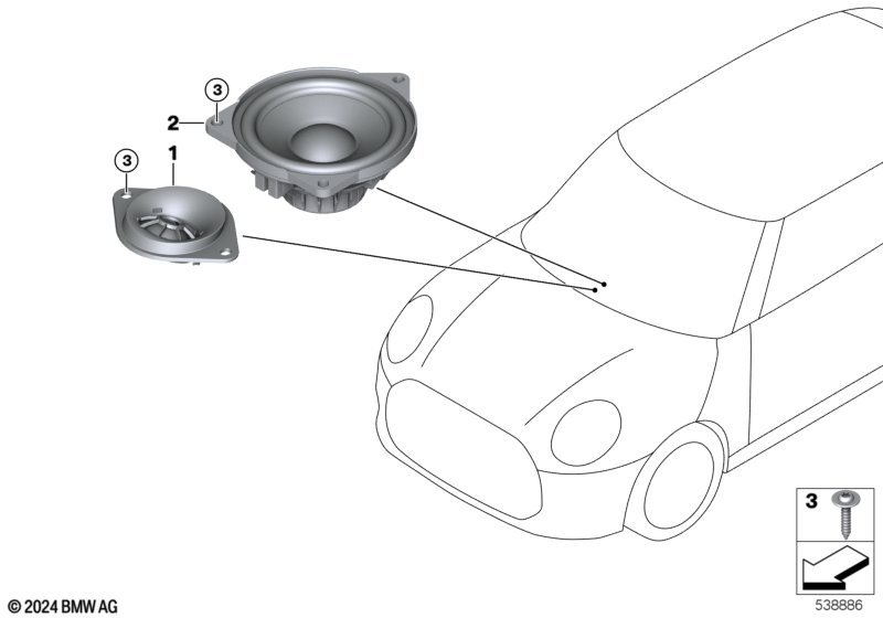 Loudspeaker, instrument panel