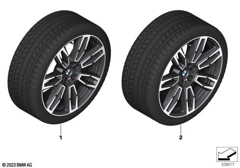 Spike/SC wint.whl.w/tire Sty. 935M-19