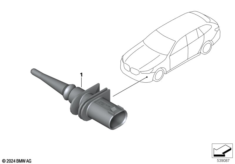 Outside temperature sensor