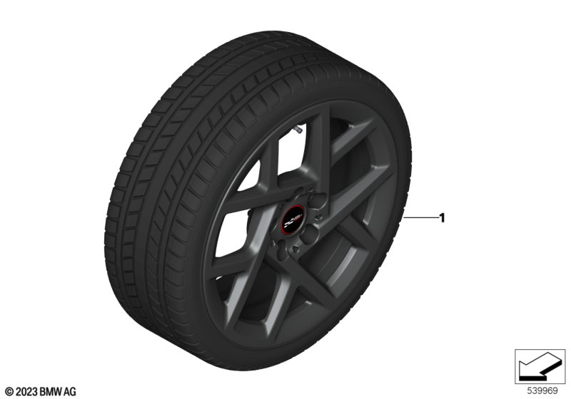 Winterkomplettrad JCW Sprint Sp. 957-17