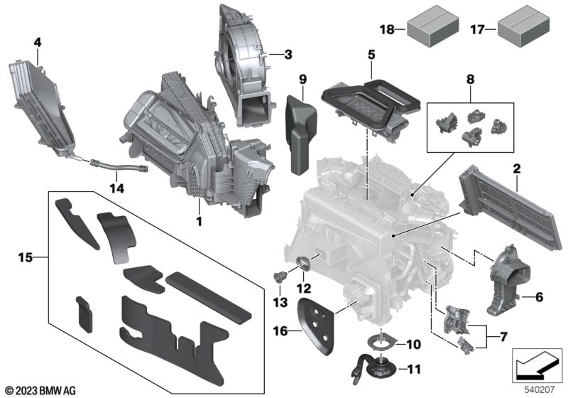 Housing parts
