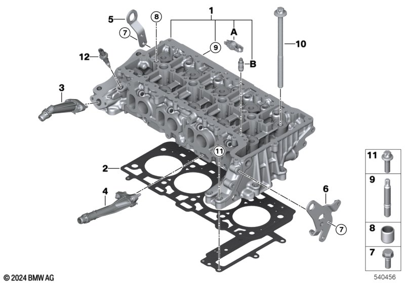 Cylinder Head/Mounting parts