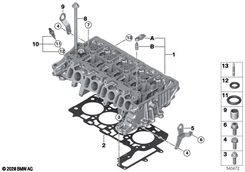 Cylinder Head/Mounting parts