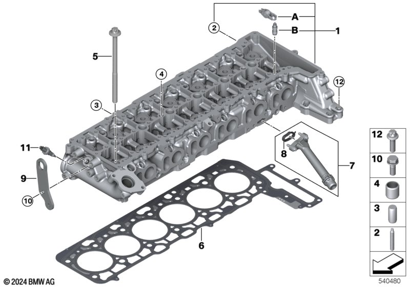 Cylinder Head/Mounting parts