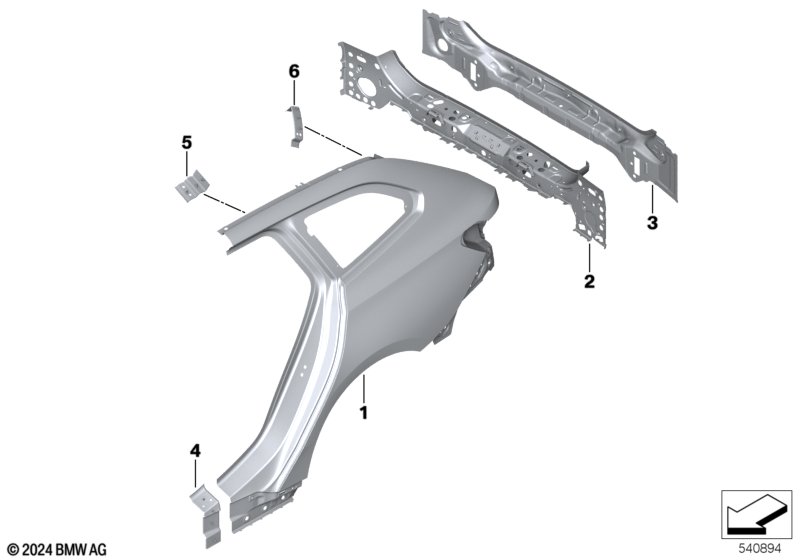 Side panel/tail trim