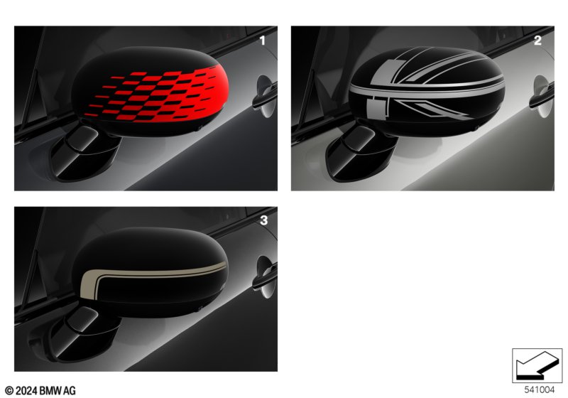 Aussenspiegelkappen Design F6X,U25,J0X