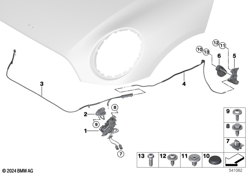 Hood locking system