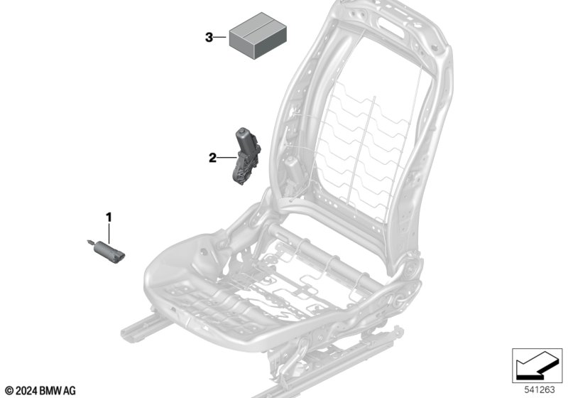 Sitz vorn Elektrik und Antriebe