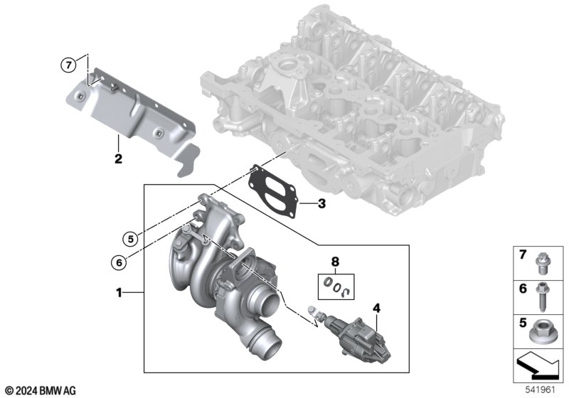 Exhaust turbocharger with lubrication