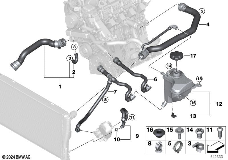 Cooling System Water Hoses