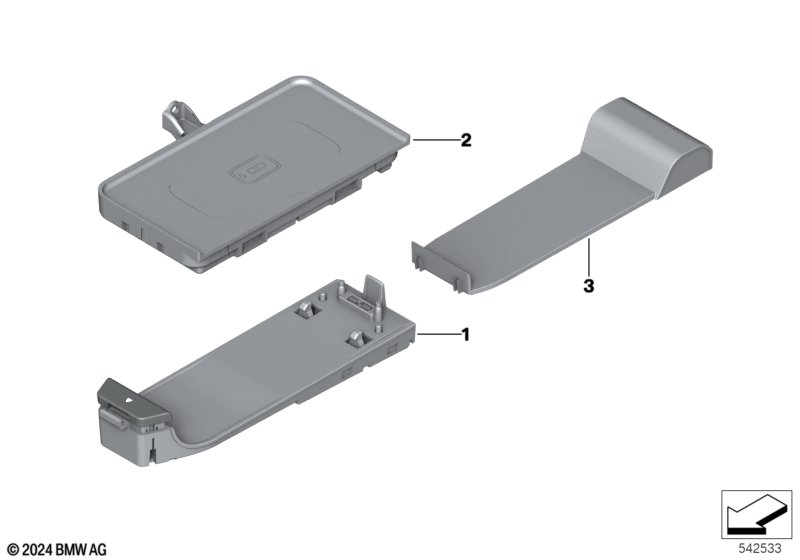 Separate components telephony WCA/NFC