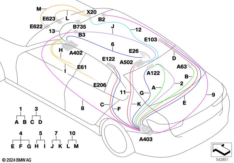 Wiring harness repair cable antenna/coax