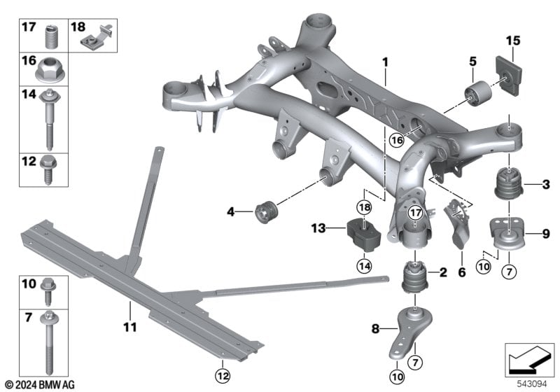 Rear axle carrier