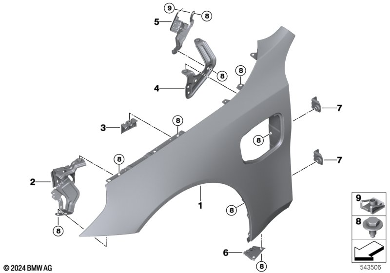 Front side panel