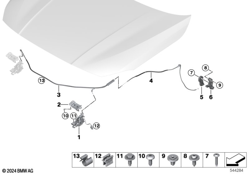 Hood locking system