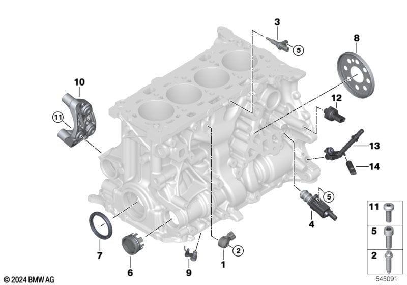 Engine Block Mounting Parts