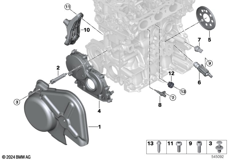 Engine Block Mounting Parts