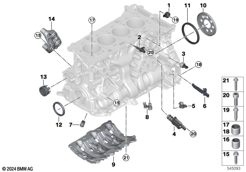 Engine Block Mounting Parts