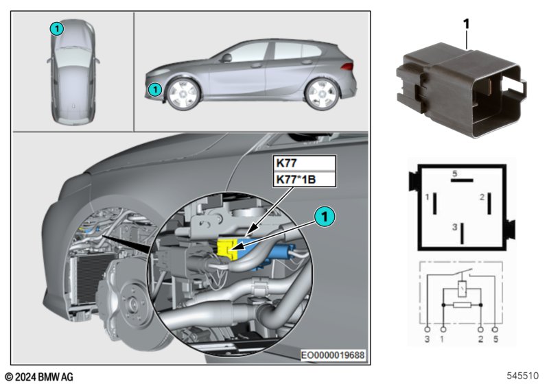 Relay double-clutch transmission K77
