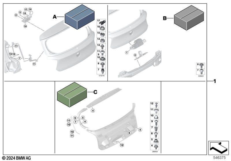 Attachment kit, tailgate