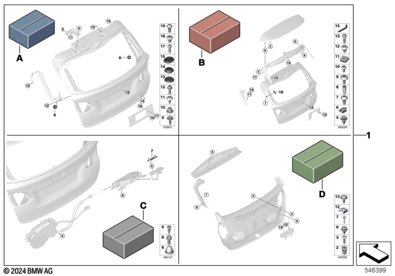 Attachment kit, tailgate