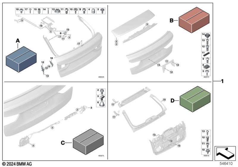 Attachment kit, tailgate
